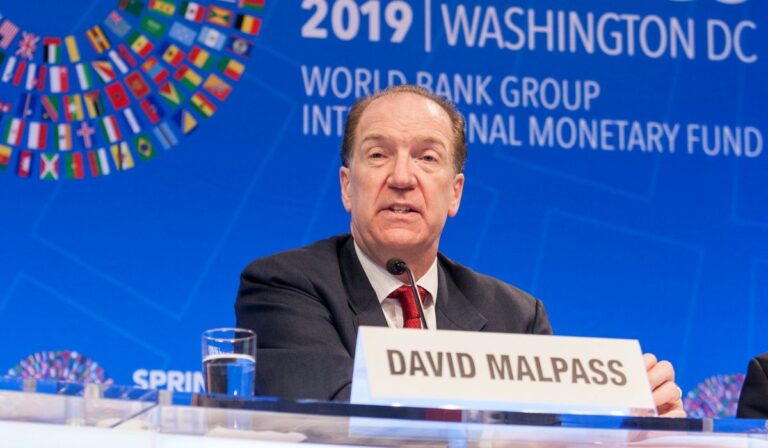 David Malpass, presidente del Banco Mundial, dejará el cargo en junio