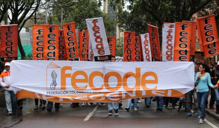 Fecode anuncia marchas en toda Colombia para este 28 de febrero