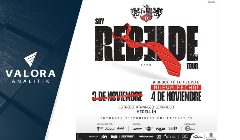 ¿Cuándo se podrían comprar las boletas de la segunda fecha de RBD en Medellín?