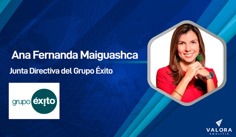 Ana Fernanda Maiguashca llegaría a Junta Directiva de Grupo Éxito