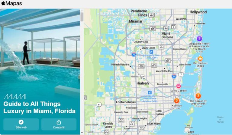 Apple Maps Guides presenta nueva forma de descubrir Miami, Estados Unidos
