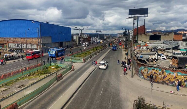 Tramo de la Avenida 68 en Bogotá estará cerrado durante un año y medio