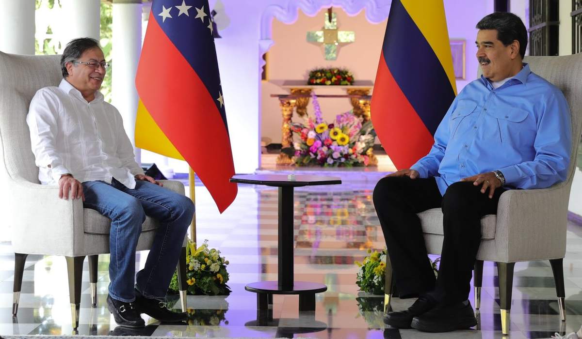 Gustavo Petro y Nicolás Maduro se reunieron en Venezuela