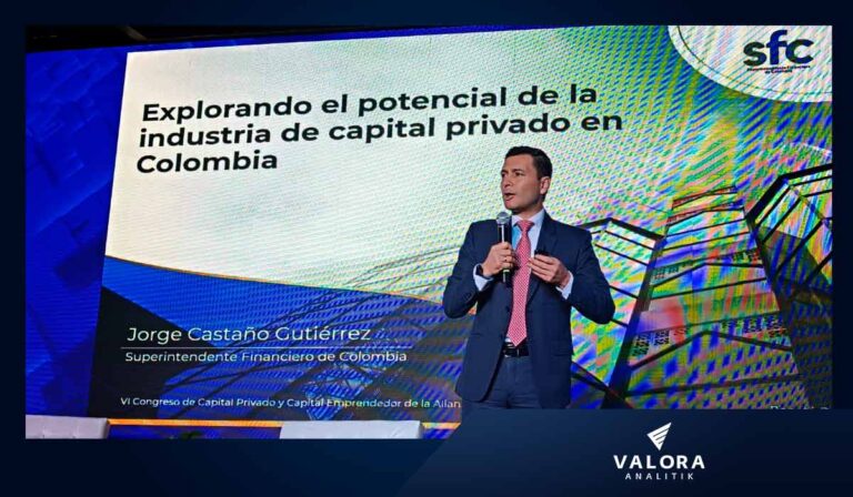 Colombia: Superfinanciero pide a fondos de capital privado diversificar inversiones para apoyar a más sectores
