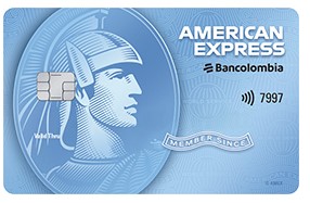 Tarjetas de crédito Bancolombia - American Express Blue