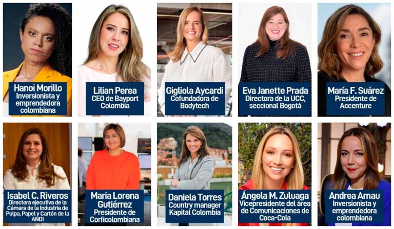 Las ‘10 líderes Valora’ del mundo empresarial y directivo en Colombia para 2023