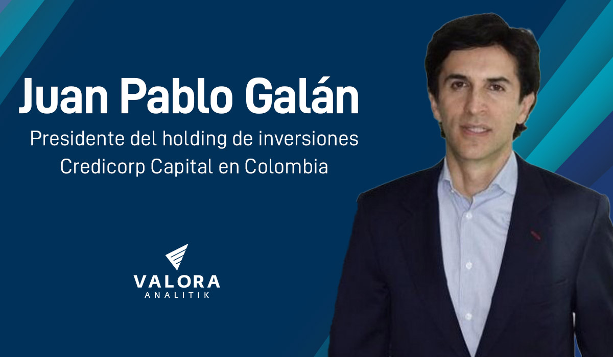 Juan Pablo Galán, presidente del holding de inversiones Credicorp Capital en Colombia