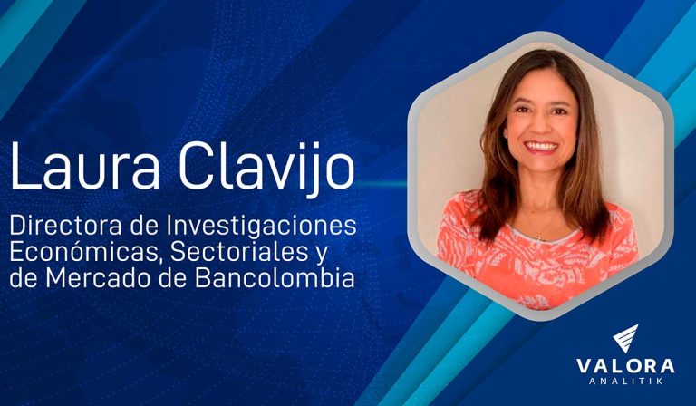 Laura Clavijo, nueva directora de Investigaciones Económicas, Sectoriales y de Mercado de Bancolombia