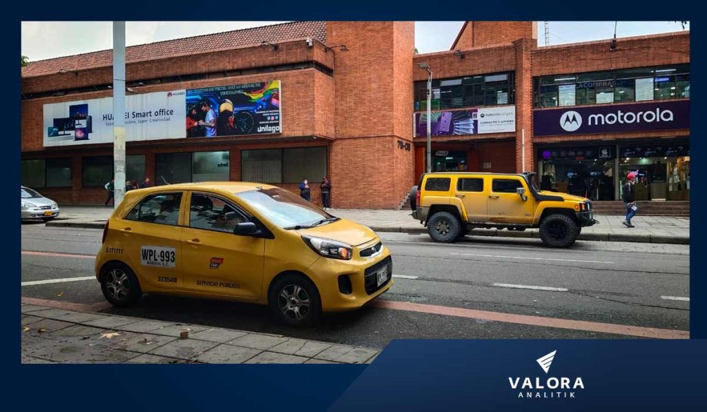 Taxis en Colombia