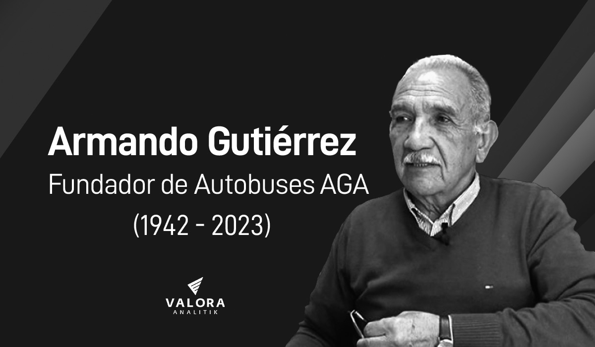 El empresario boyacense Armando Gutiérrez, quien fundó en 1977 la compañía de Autobuses AGA en Colombia, falleció en Bogotá.
