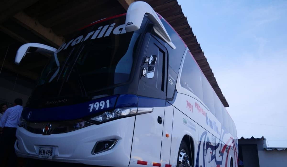 Bus Expreso Brasilia, gas natural vehicular