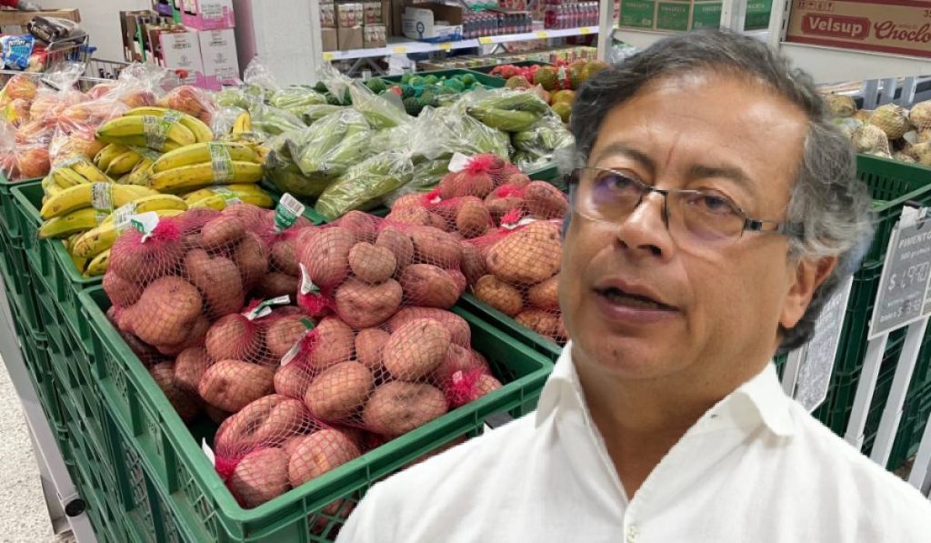 El presidente de Colombia, Gustavo Petro, destacó la leve reducción de los precios de los alimentos en Colombia
