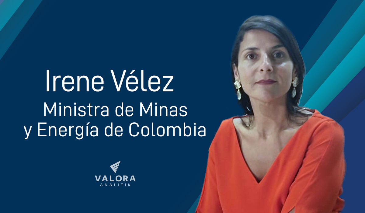 Irene Vélez, ministra de Minas y Energía de Colombia