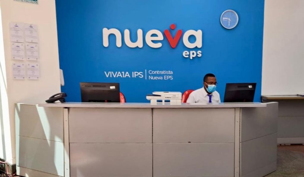 Oficina de la Nueva EPS en Medellín