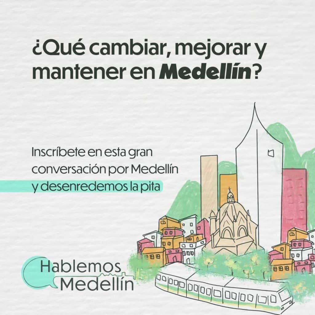 Poster sobre Hablemos Medellín