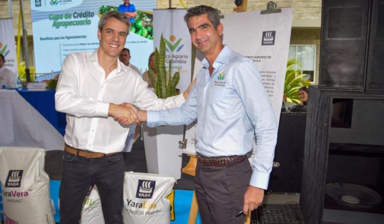 Banco Agrario y Yara firman convenio para apoyar el agro colombiano