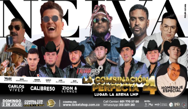 «La Combinación Perfecta»: el concierto que se tomará Neiva el próximo 2 de julio