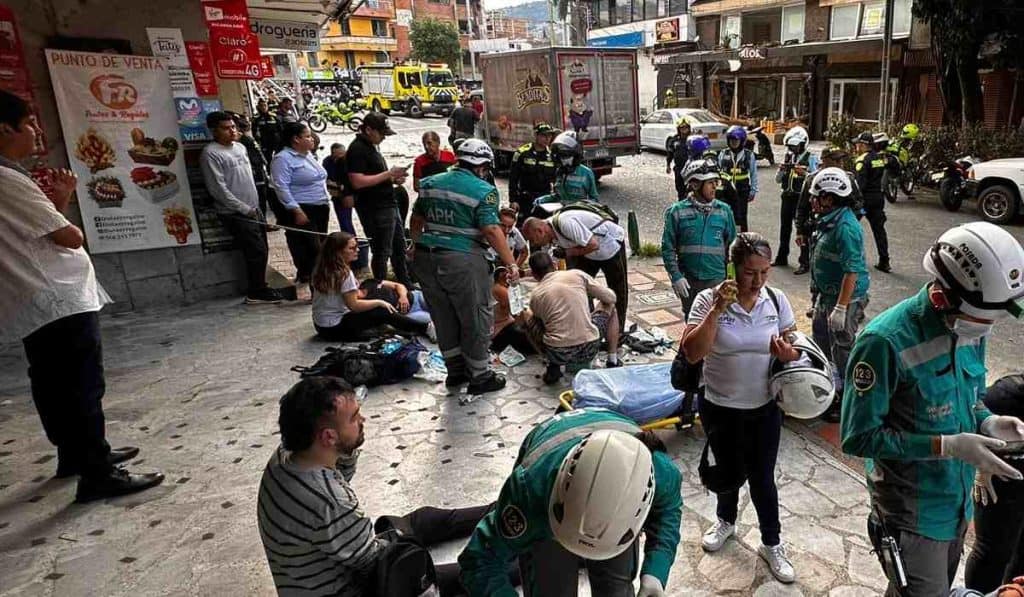 Esta es la explosión que se presentó en un barrió de Medellín.