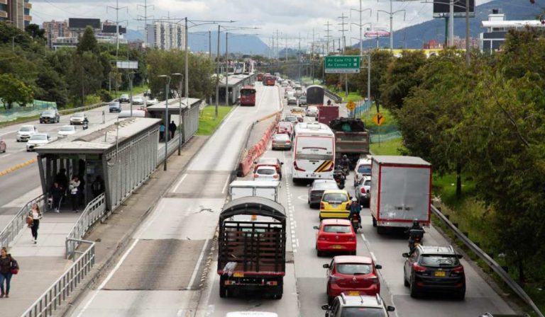 Así son las obras que acabarán trancón en importante tramo de la Autopista Norte en Bogotá