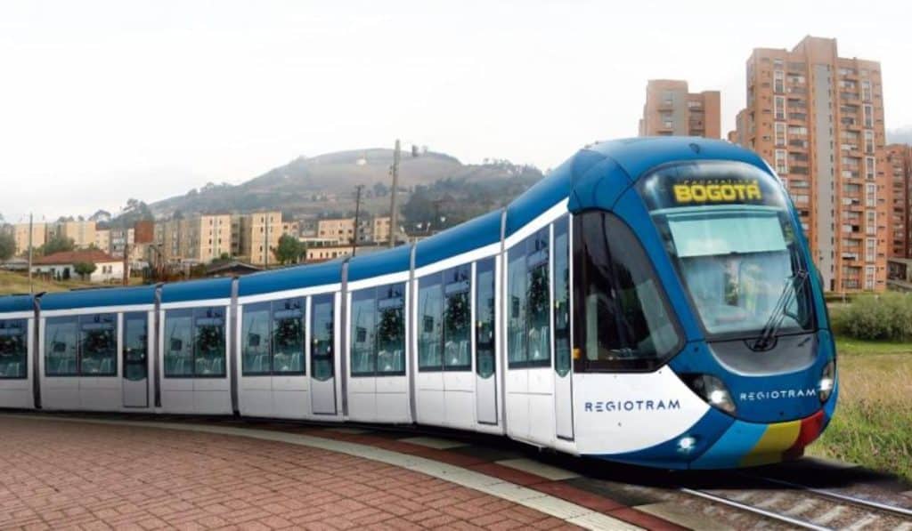 Render del Regiotram de Occidente de Bogotá
