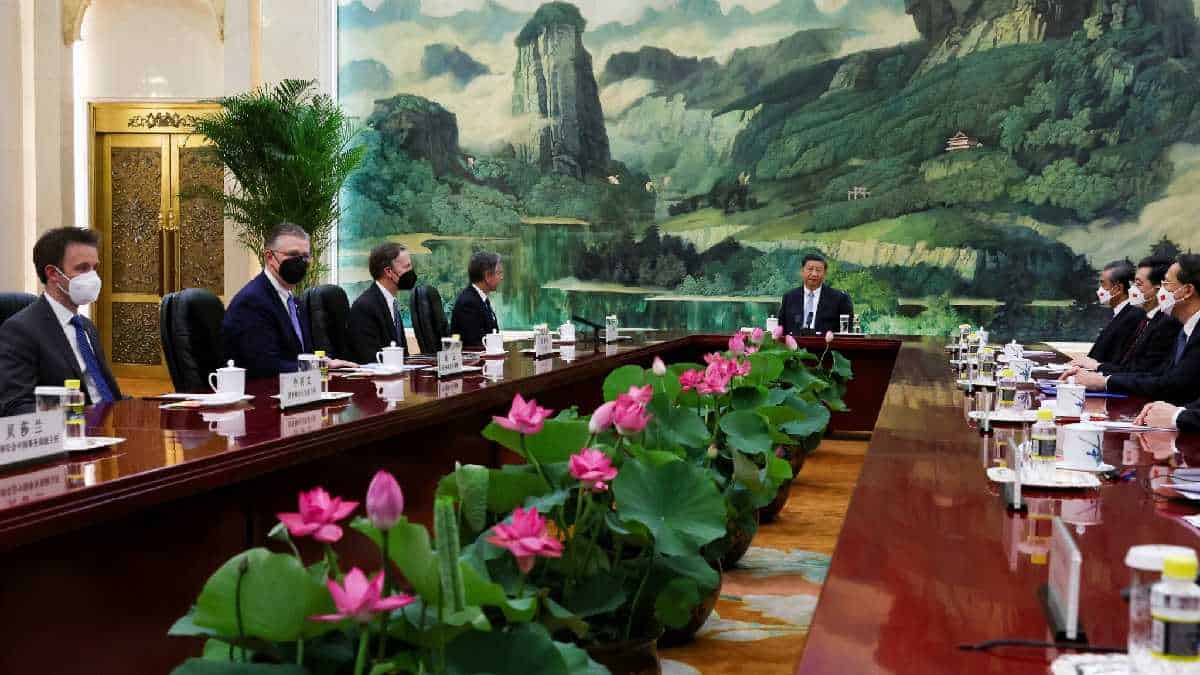 Reunión de Antony Blinken y Xi Jinping para hablar de las relaciones entre China y Estados Unidos