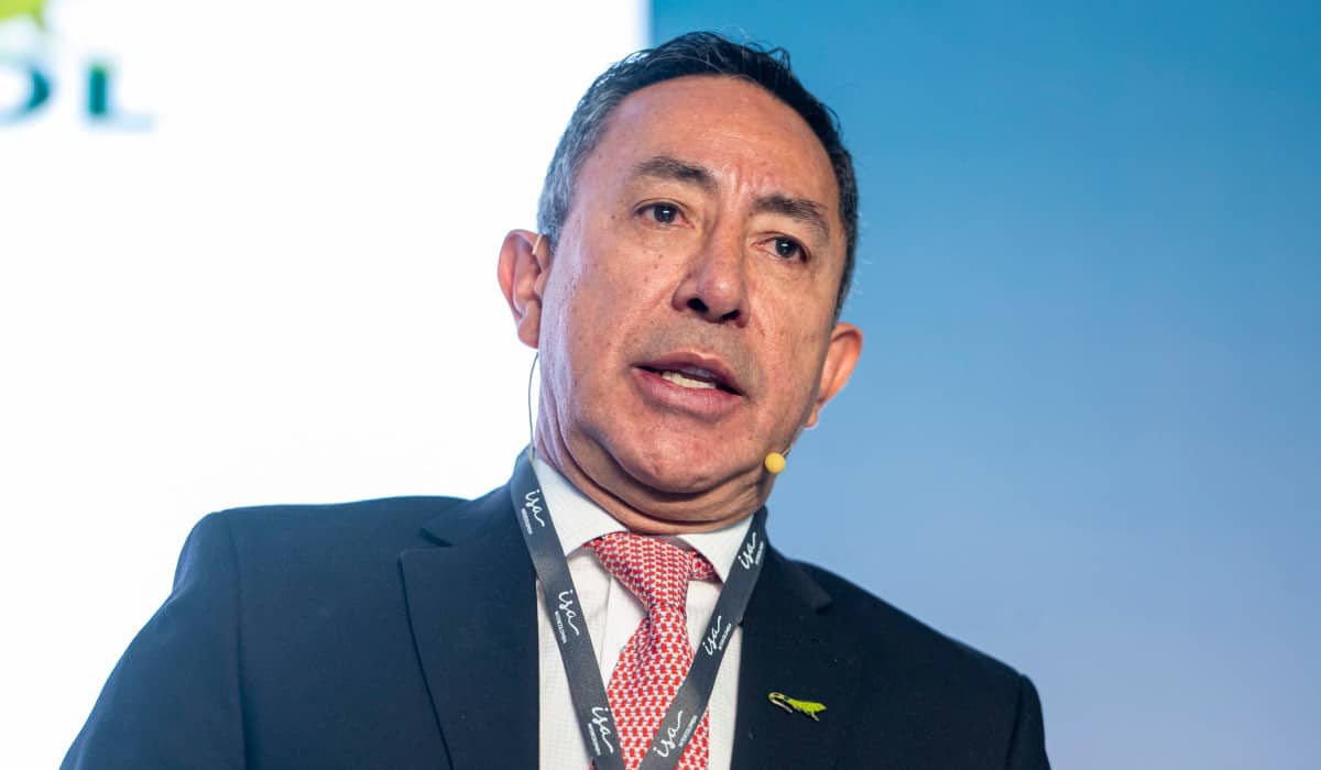Ricardo Roa, presidente de Ecopetrol, durante el Foro de Andeg 2023