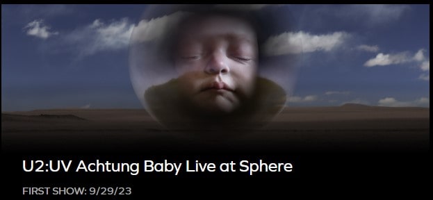 Concierto U2 en The Sphere