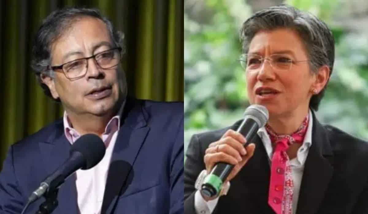 Presidente Gustavo Petro y alcaldesa de Bogotá, Claudia López