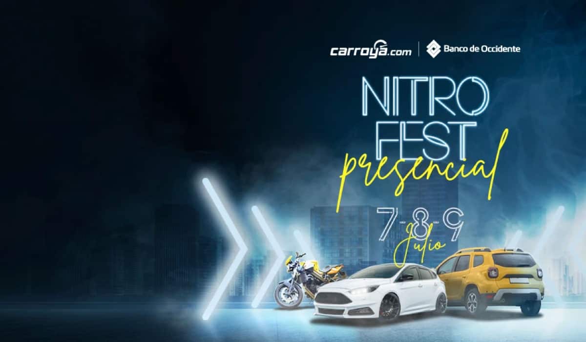 Adquiera motocicleta o vehículo este fin de semana en el NitroFest.