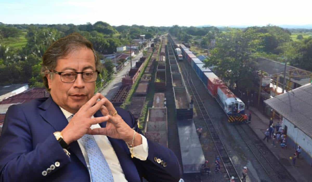 Gustavo Petro y plan de ferrocarriles en Colombia