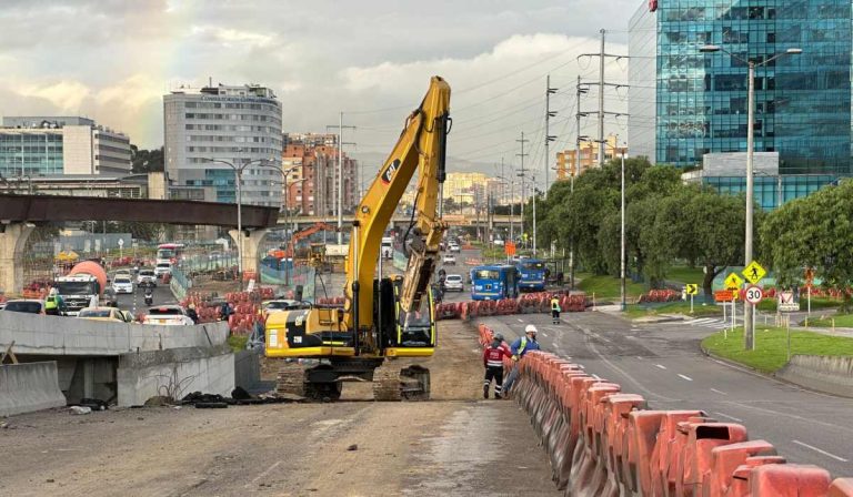Así avanza la megaobra de $42.000 millones para reemplazar importante puente de Bogotá