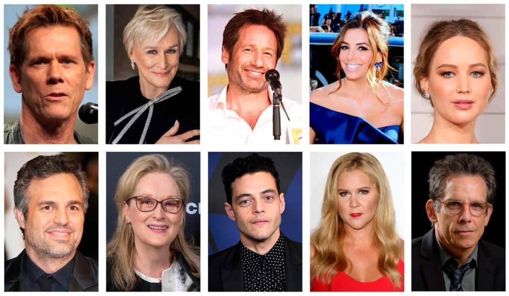 Actores que apoyan la huelga de actores y guionistas en Hollywood
