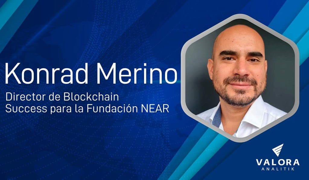 Konrad Merino, director de Blockchain Success para la Fundación NEAR. Foto: Valora Analitik