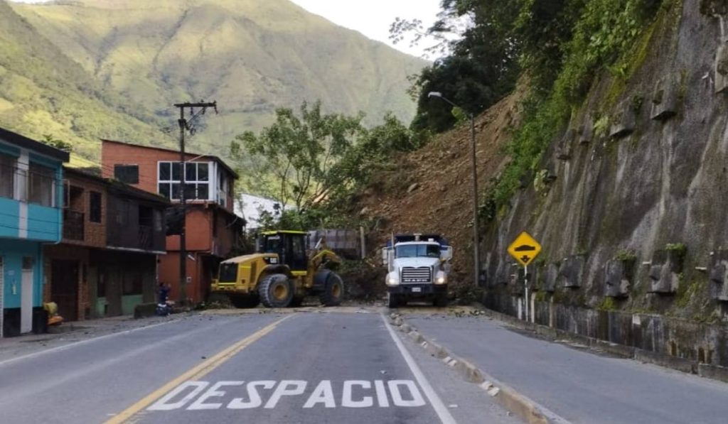 Así está el cierre de la vía Bogotá-Villavicencio