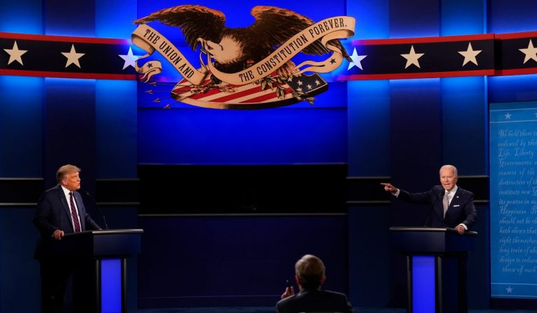 Donald Trump y Joe Biden, empatados de cara a elecciones presidenciales de 2024