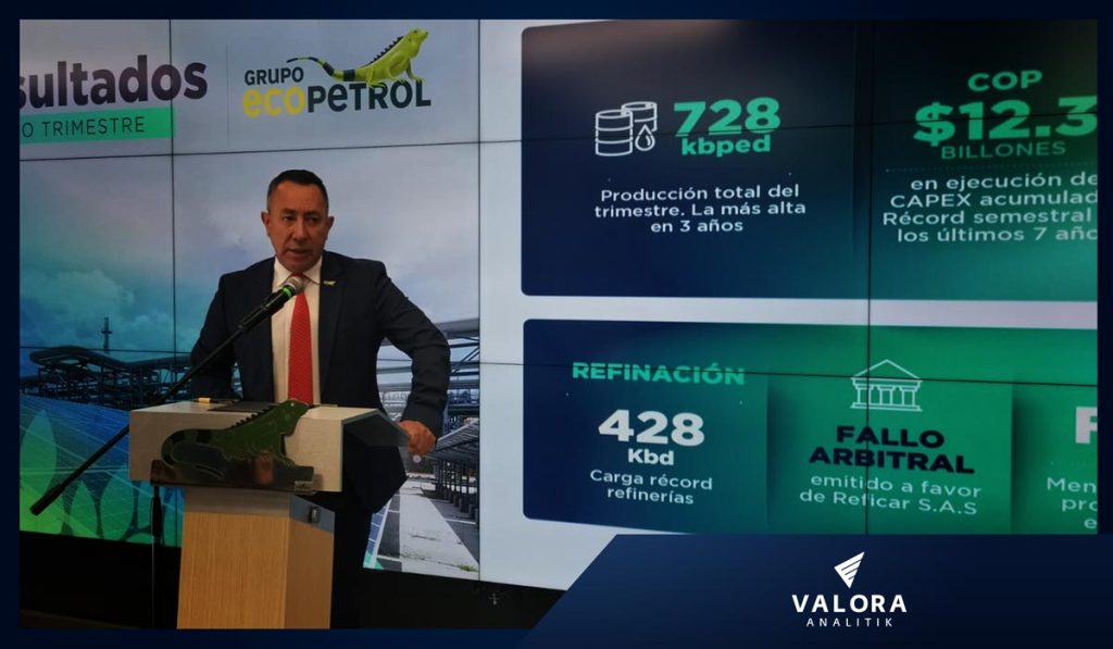 MinHacienda de Colombia se refiere sobre ganancias de Ecopetrol.