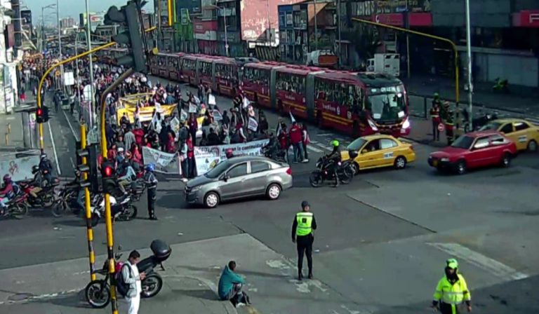 Continúan marchas en Bogotá este 31 de agosto: estas son las afectaciones viales