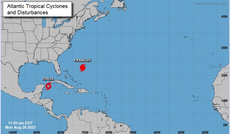 Tormenta Idalia se convertiría en huracán antes de llegar a Florida