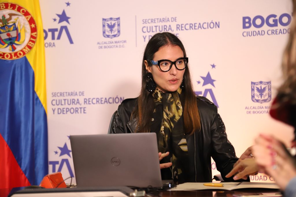 Catalina Valencia, secretaria de Cultura de Bogotá