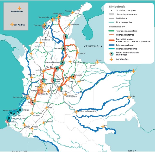 Plan Maestro Transporte Intermodal de Colombia