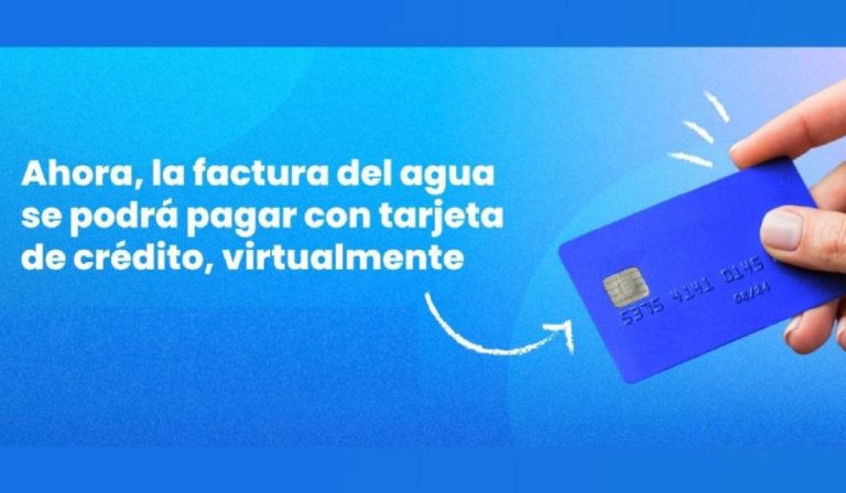 En Bogotá se podrá pagar el recibo del agua con tarjeta débito y crédito