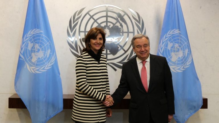 María Ángela Holguín será enviada especial de la ONU en Chipre