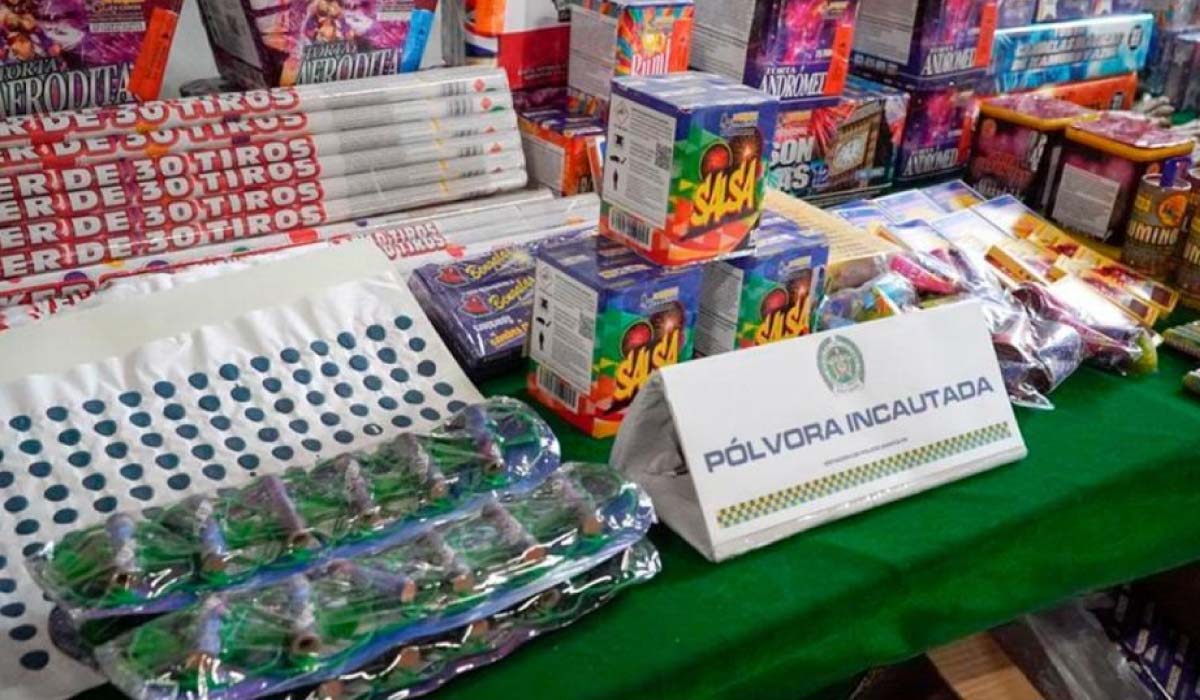En Bogotá está prohibido el uso y venta de pólvora en personas no expertas