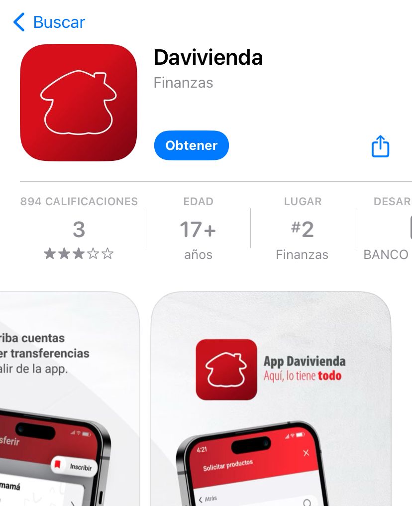 App Davivienda 