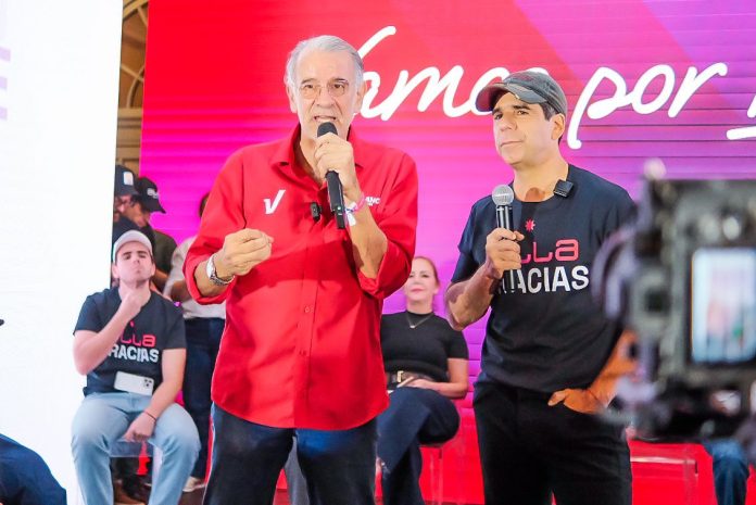 Gobernador del Atlántico, Eduardo Verano y alcalde de Barranquilla, Alejandro Char