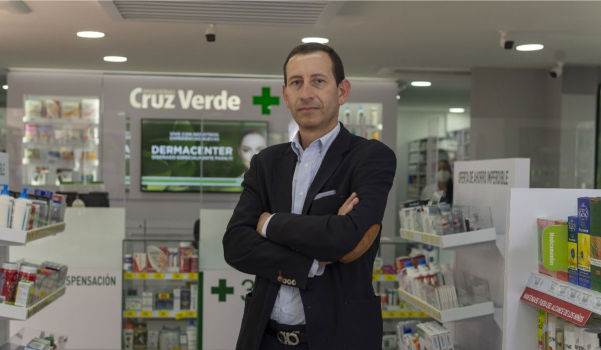 Julio César Martínez, nuevo presidente de Cruz Verde en Colombia.
