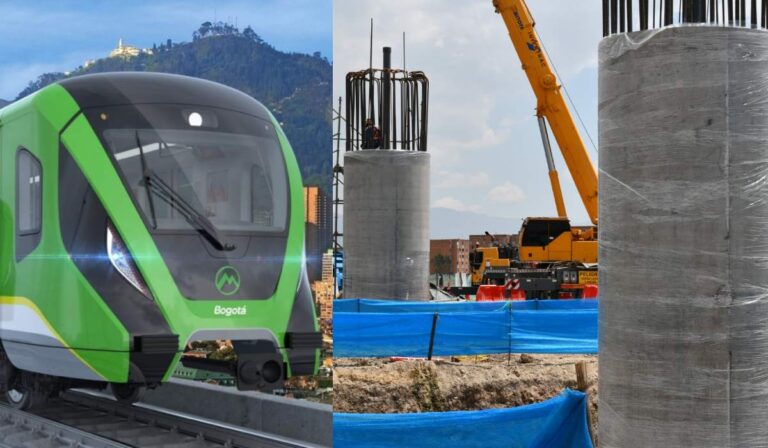 Listas las dos primeras columnas del metro de Bogotá: así quedaron las obras